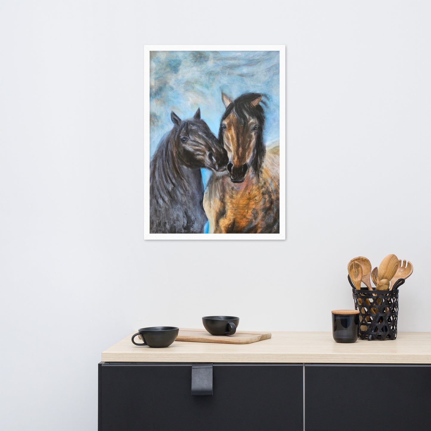 Print med ramme - Isen Brydes (flere varianter)