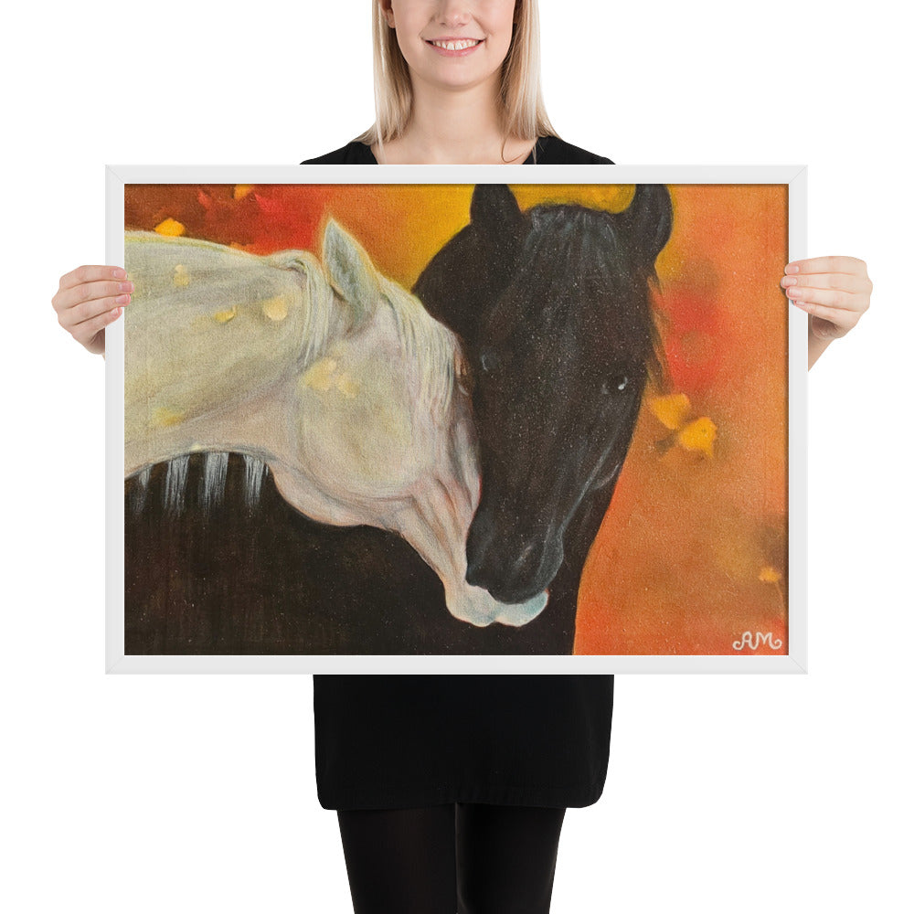 Print med ramme - Trøst (flere varianter)