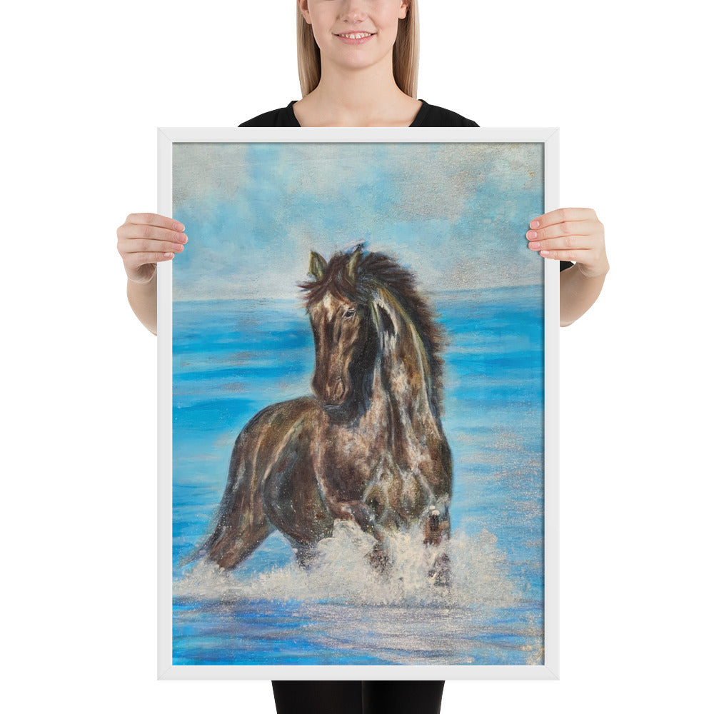 Print med ramme - Mørkets Vinger (flere varianter)