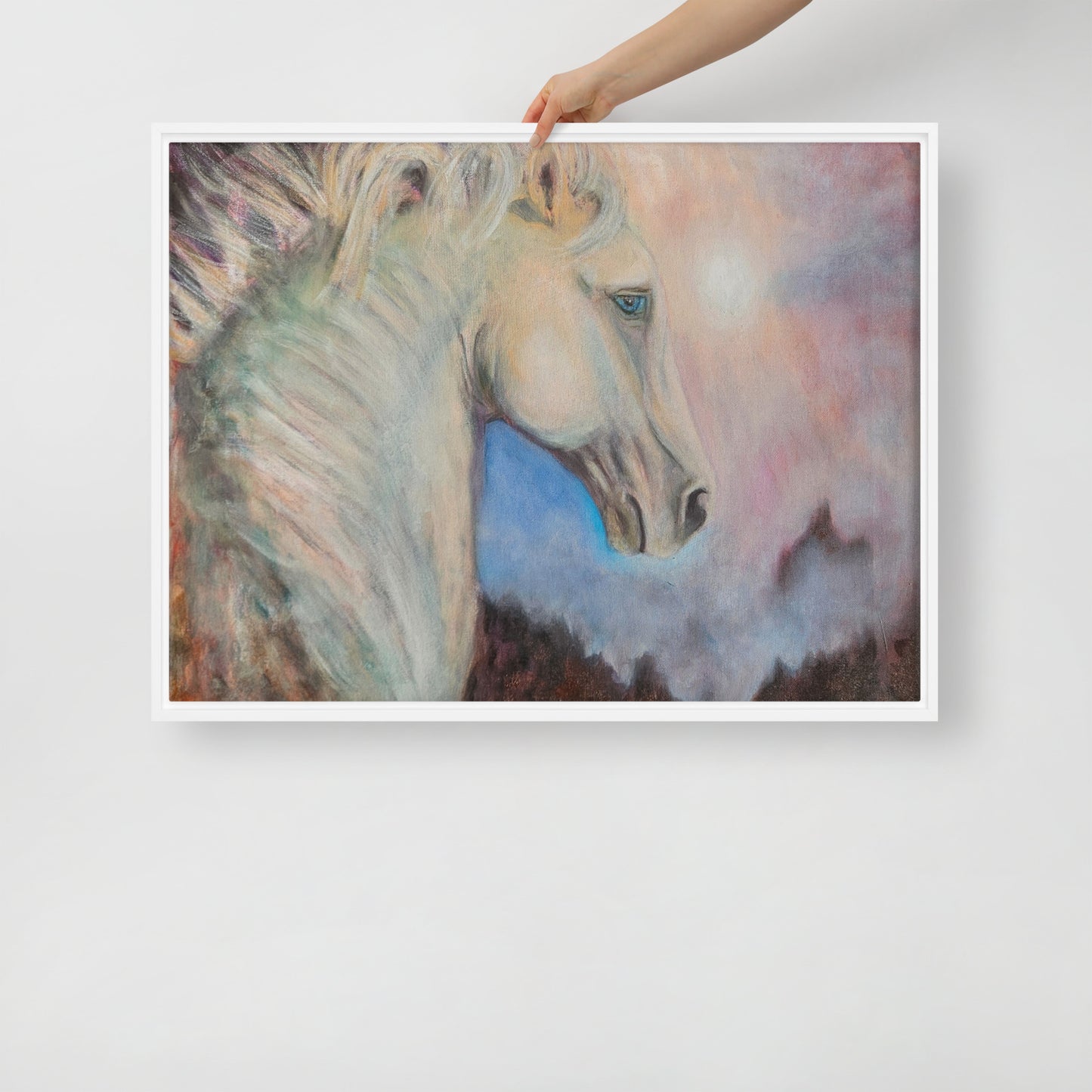 Framed canvas Art Print - In Your Own Light