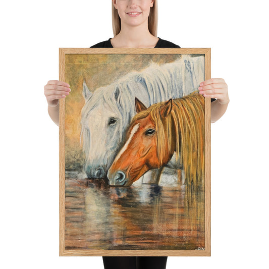 Print med ramme - Samhørighed (flere varianter)