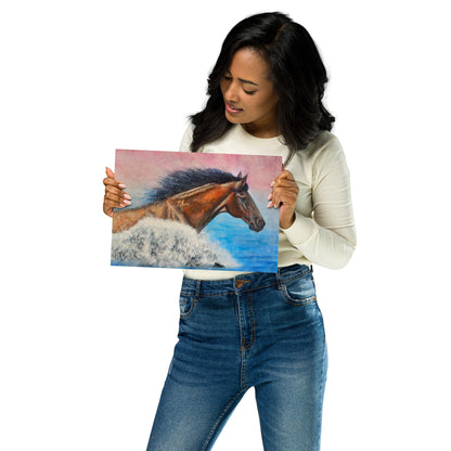 Kunstplakat - Frihedens Bølge (3 størrelser)