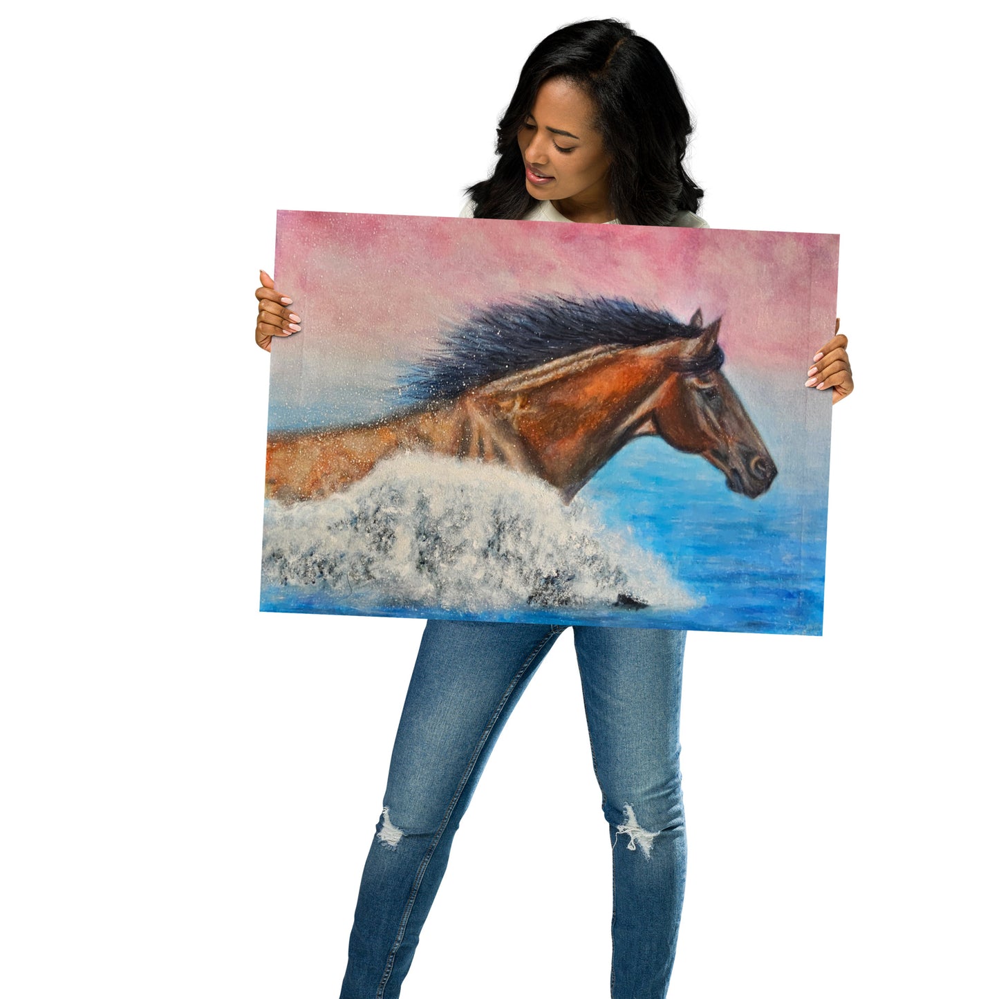 Kunstplakat - Frihedens Bølge (3 størrelser)