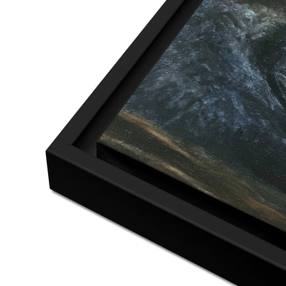 Framed Canvas Art Print - Mirror of the Soul