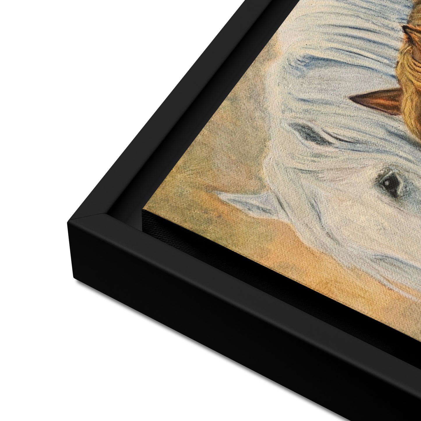 Framed Canvas Art Print - Togetherness