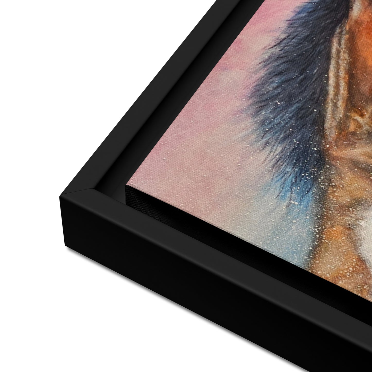 Framed Canvas Art Print - The Wave of Freedom