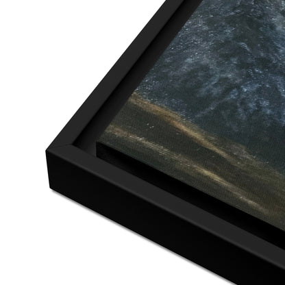 Framed Canvas Art Print - Mirror of the Soul