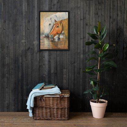 Framed Canvas Art Print - Togetherness