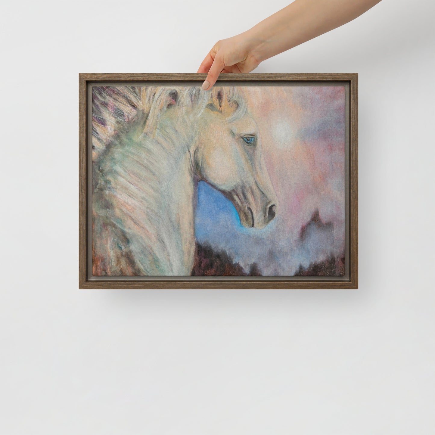 Framed canvas Art Print - In Your Own Light