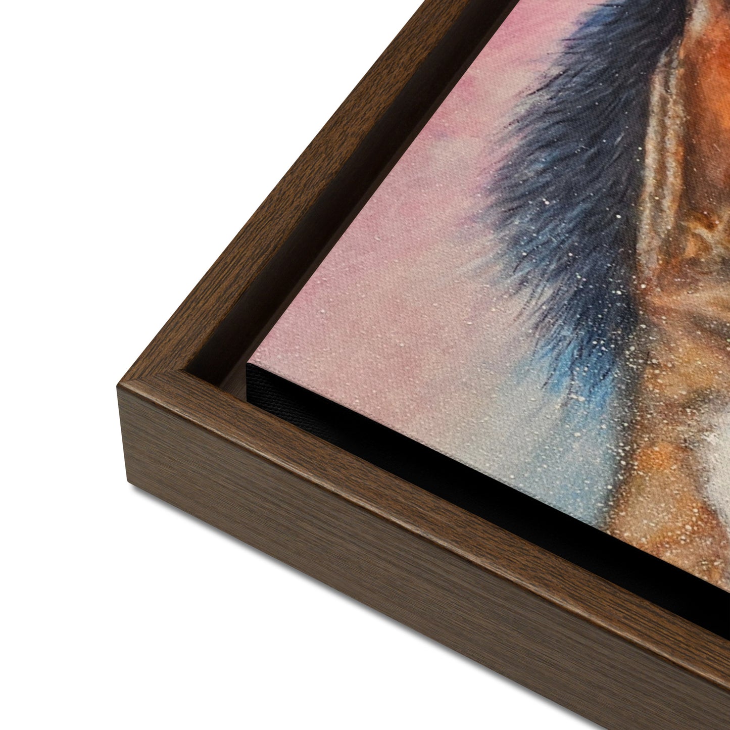 Framed Canvas Art Print - The Wave of Freedom