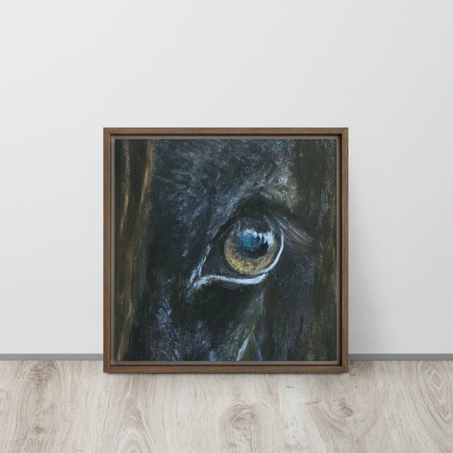 Framed Canvas Art Print - Mirror of the Soul