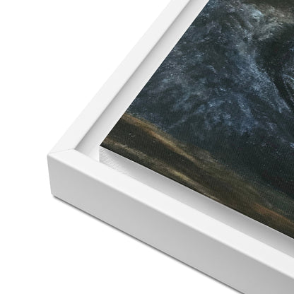 Framed Canvas Art Print - Mirror of the Soul