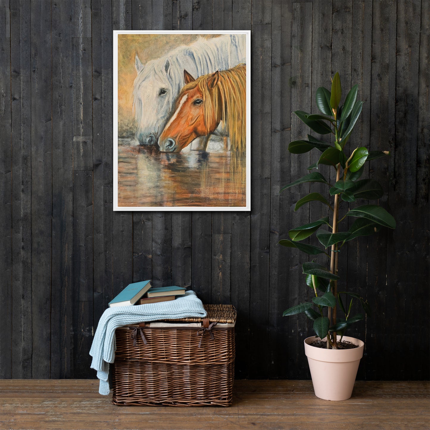 Framed Canvas Art Print - Togetherness